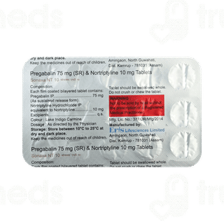 Sonaxa Nt 75/10 MG Tablet 15