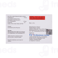 Sonaxa Nt 75/20 MG Tablet 15