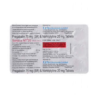 Sonaxa Nt 75/20 MG Tablet 15
