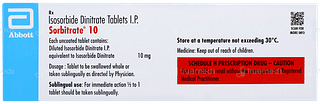 Sorbitrate 10 Tablet 50