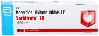 Sorbitrate 10 Tablet 50