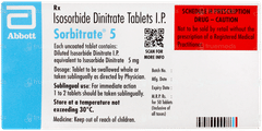 Sorbitrate 5 Tablet 50