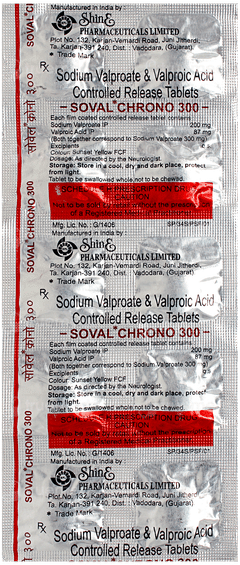 Soval Chrono 300 Tablet 10 Soval Chrono 300 Tablet 10