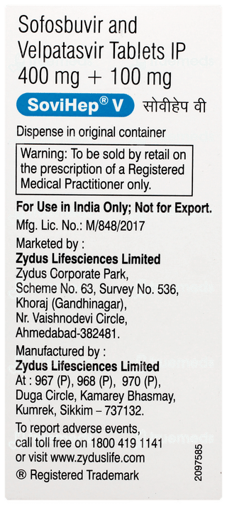 Sovihep V Tablet 28