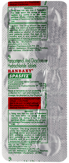 Spasfiz Tablet 10 Spasfiz Tablet 10