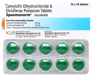Spasmonorm Tablet 10