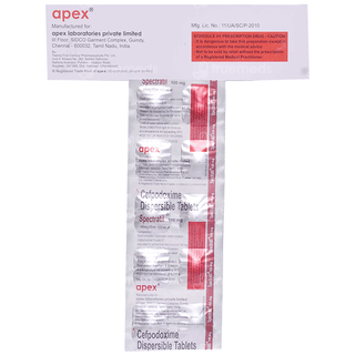 Spectratil 100 Mg Tablet 10