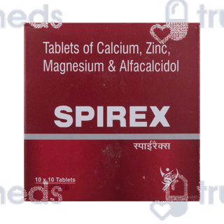Spirex 1000 Mg/0.25Mcg/240Mg/17.6Mg Tablet 10