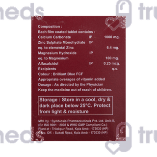 Spirex 1000 Mg/0.25Mcg/240Mg/17.6Mg Tablet 10