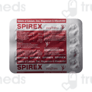 Spirex 1000 Mg/0.25Mcg/240Mg/17.6Mg Tablet 10