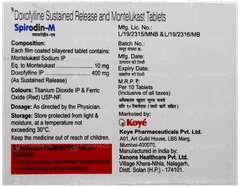 Spirodin M Tablet 10