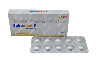 Spiromont F 10/120 MG Tablet 10