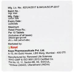 Spiromont F 180 Tablet 10