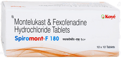 Spiromont F 180 Tablet 10