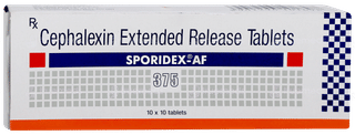 Sporidex Af 375 Tablet 10