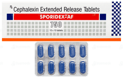 Sporidex Af 750 Tablet 10