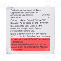 Sporidex Ds 250 Tablet 10