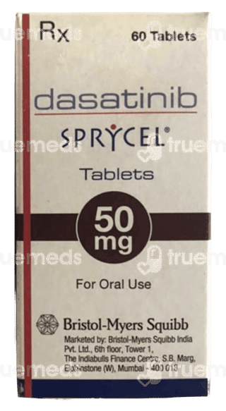 Sprycel 50 Mg Tablet 60