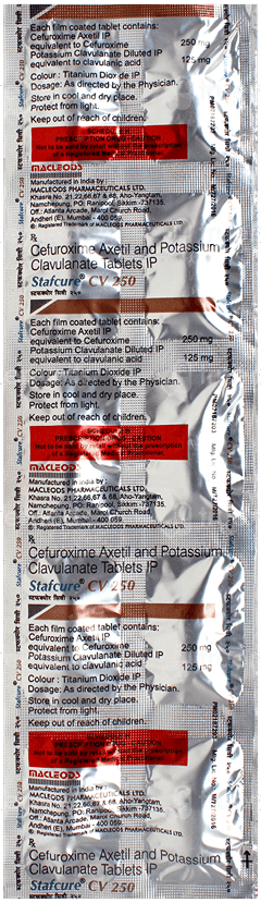 Stafcure Cv 250 Tablet 10 Stafcure Cv 250 Tablet 10