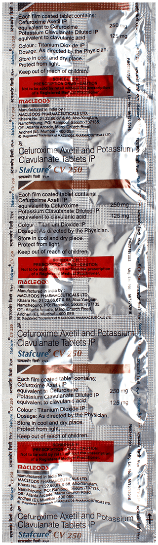 Stafcure Cv 250 Tablet 10
