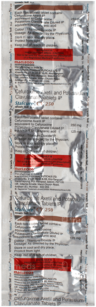 Stafcure Cv 250 Tablet 10