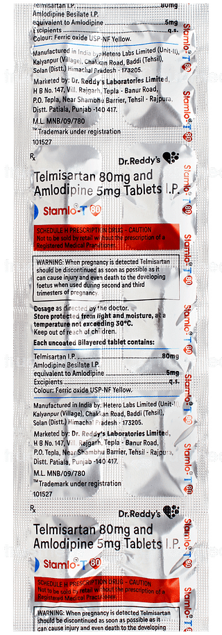 Stamlo T 80 Tablet 10