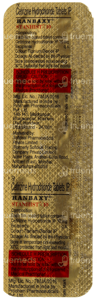 Stanhist 10 Tablet 10