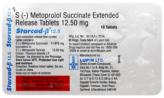 Starcad Beta 12.5 Tablet 10