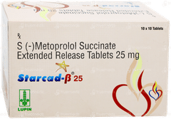 Starcad Beta 25 Tablet 10 Starcad Beta 25 Tablet 10