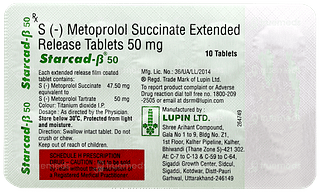 Starcad Beta 50 Tablet 10