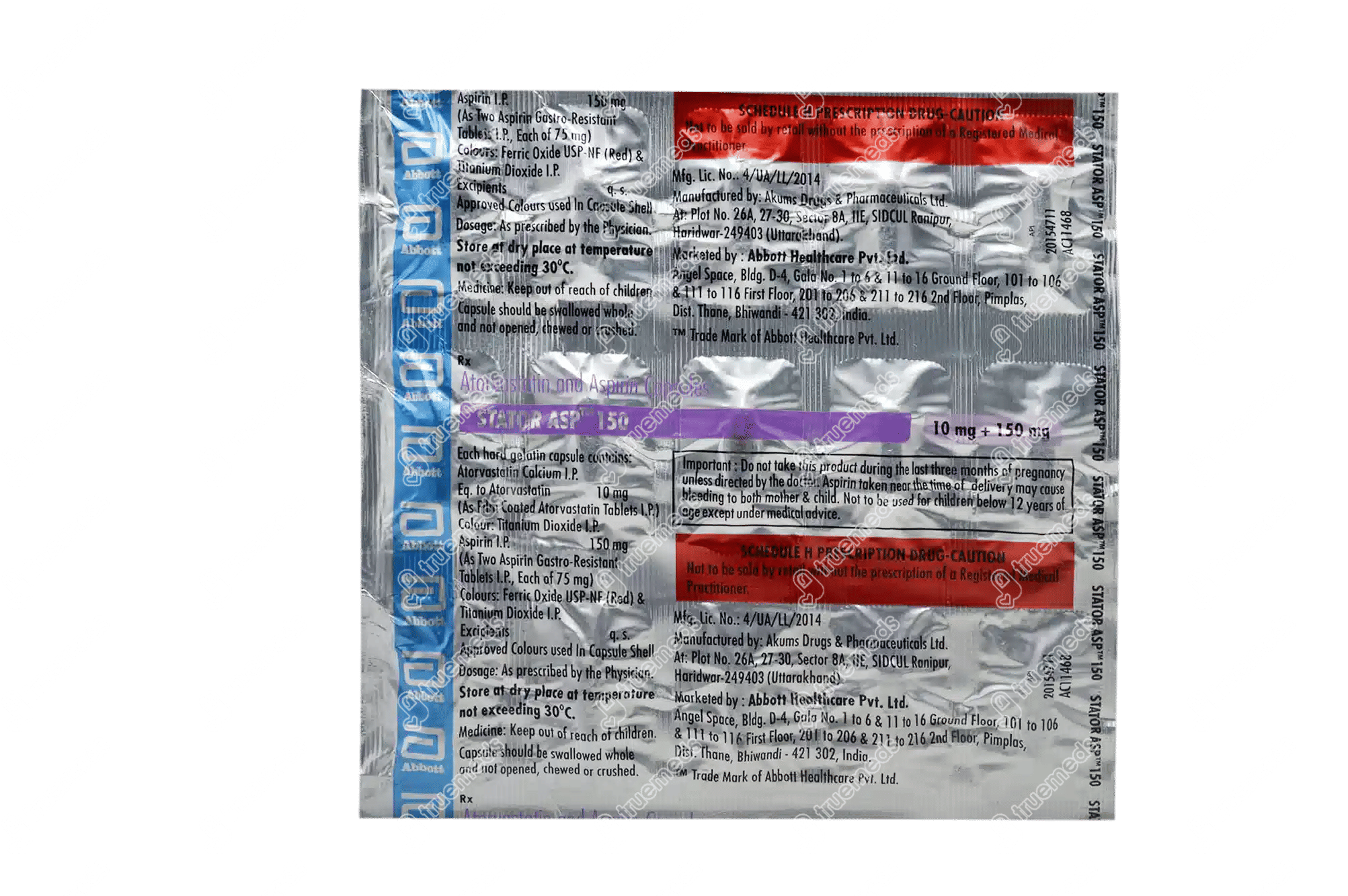 Stator Asp 10/150 MG Order Stator Asp 10/150 MG Capsule Online at