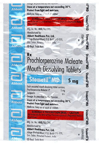 Stemetil Md 5mg Tablet 15