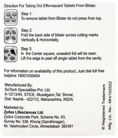 Stoplos A+ Lemon Flavour Sugar Free Effervescent Tablet 4