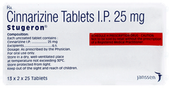 Stugeron Tablet 25 Stugeron Tablet 25