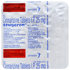 Stugeron Tablet 25 Stugeron Tablet 25