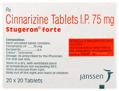 Stugeron Forte Tablet 20 Stugeron Forte Tablet 20