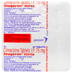 Stugeron Forte Tablet 20 Stugeron Forte Tablet 20