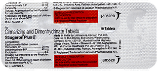 Stugeron Plus Tablet 10