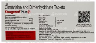 Stugeron Plus Tablet 10