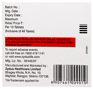 Sugamet Mc 500 Tablet 10