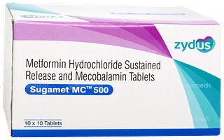 Sugamet Mc 500 Tablet 10