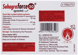 Suhagra Force 50/30 MG Tablet 4