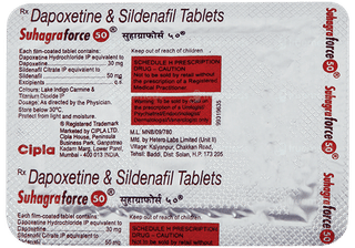 Suhagra Force 50/30 MG Tablet 4