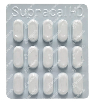 Supracal Hd 1000 Mg/500iu/100mg/4mg Tablet 15