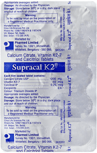 Supracal K2 Tablet 10