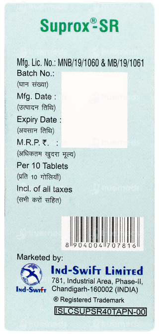 Suprox Sr Tablet 10
