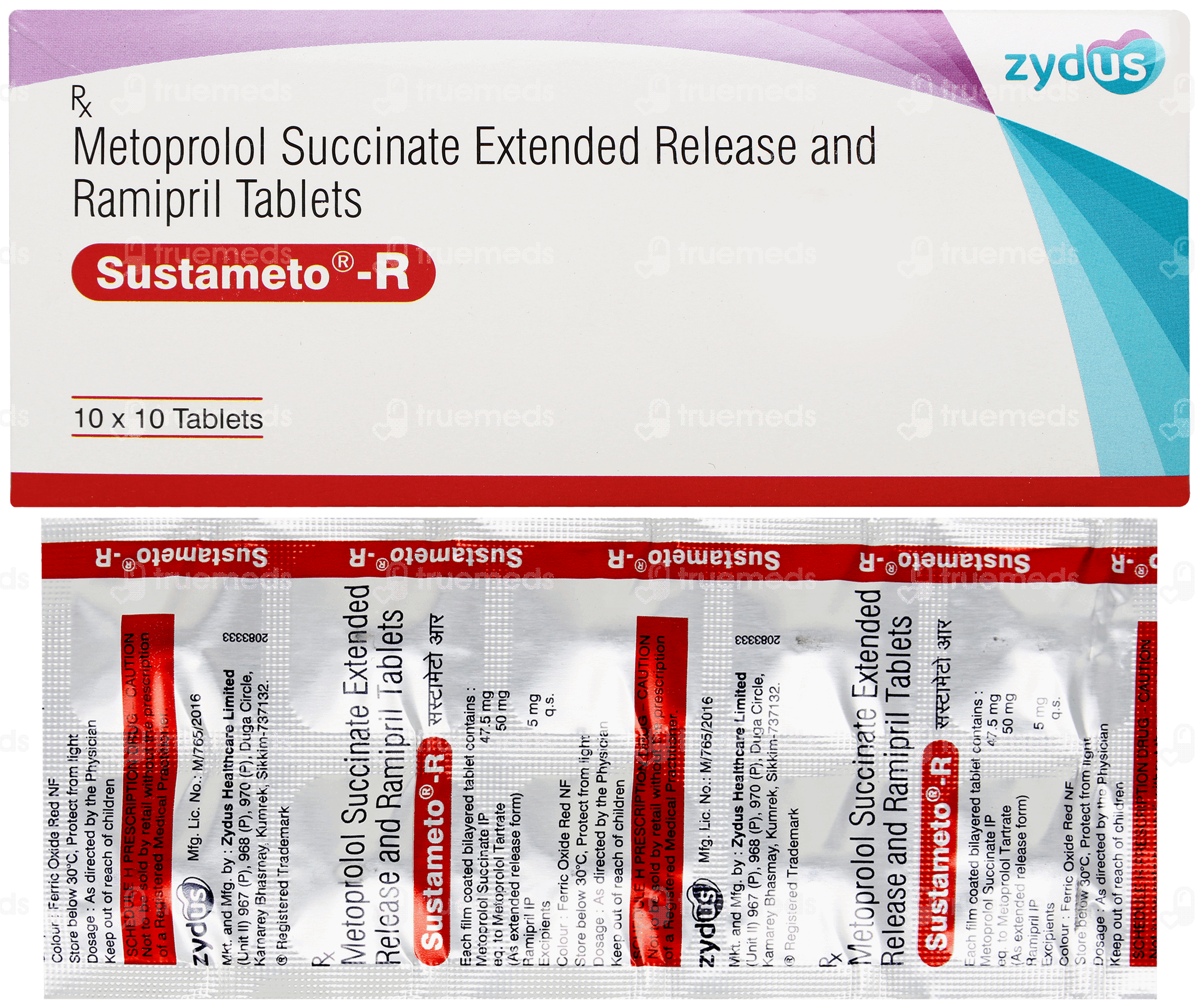 Sustameto R 50/5 MG Er | Order Sustameto R 50/5 MG Tablet Er Online at ...