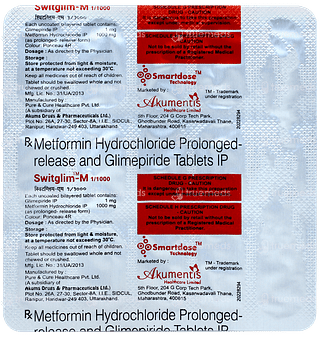 Switglim M 1/1000 Tablet 15