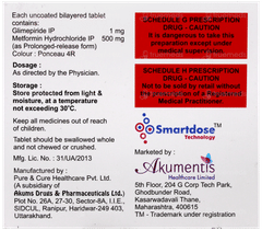 Switglim M 1/500 Tablet 15 Switglim M 1/500 Tablet 15