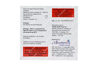 Switglim M 2/1000 MG Tablet Pr  15